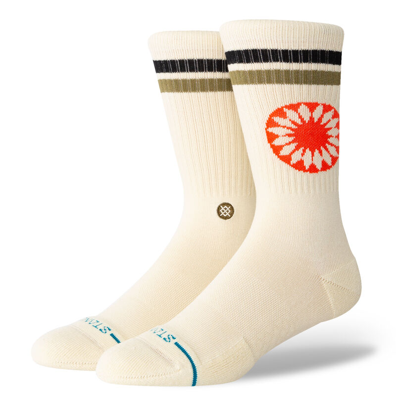 STANCE SOCKS SUN DIAL CREAM LARGE