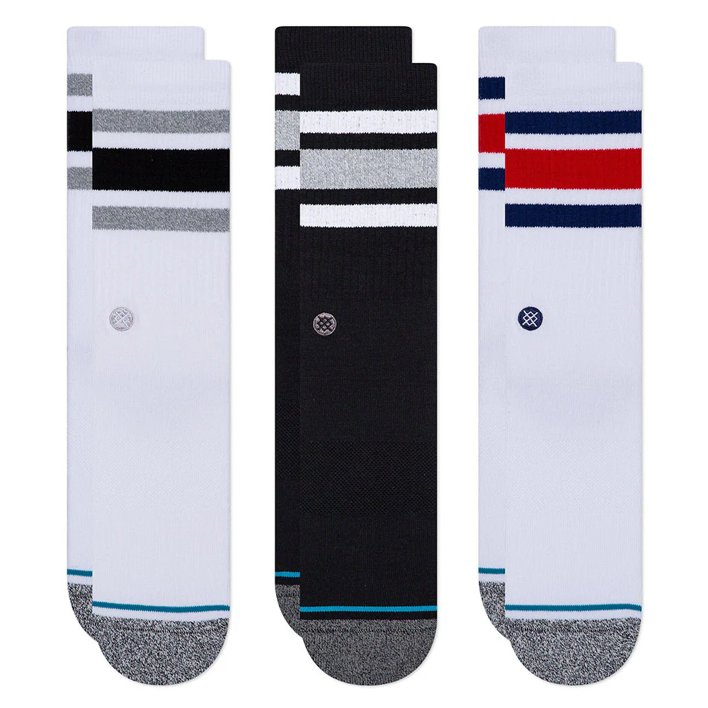 STANCE SOCKS THE BOYD 3 PACK MULTI LARGE