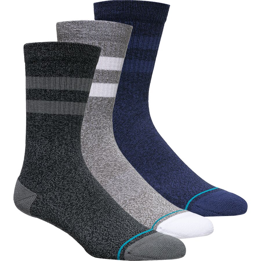 STANCE SOCKS THE JOVEN 3 PACK GREY LARGE - Image 2