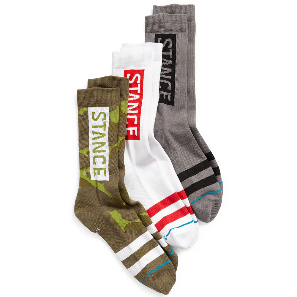 STANCE SOCKS THE OG 3 PACK CAMO LARGE - Image 2