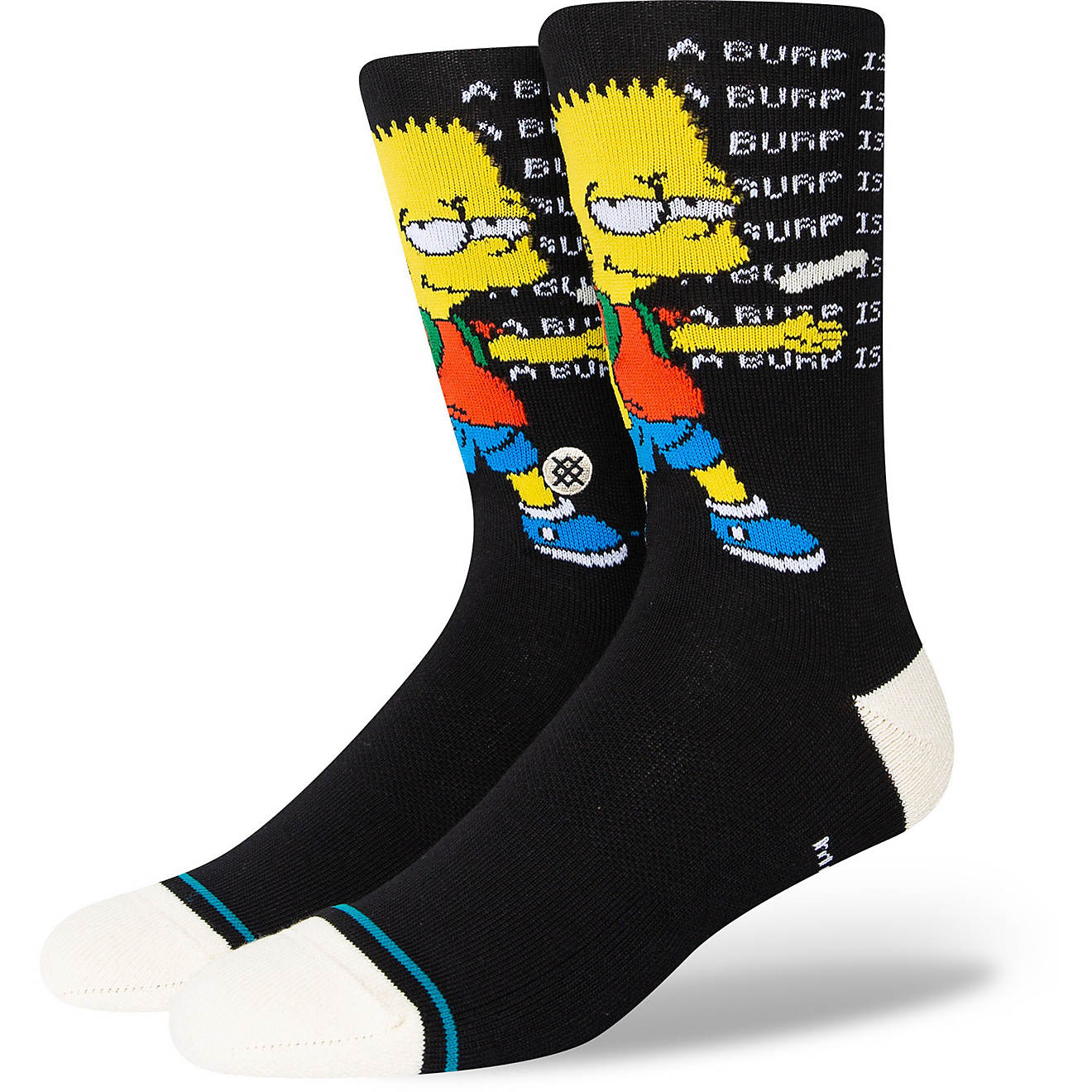 STANCE SOCKS TROUBLED BLACK LARGE