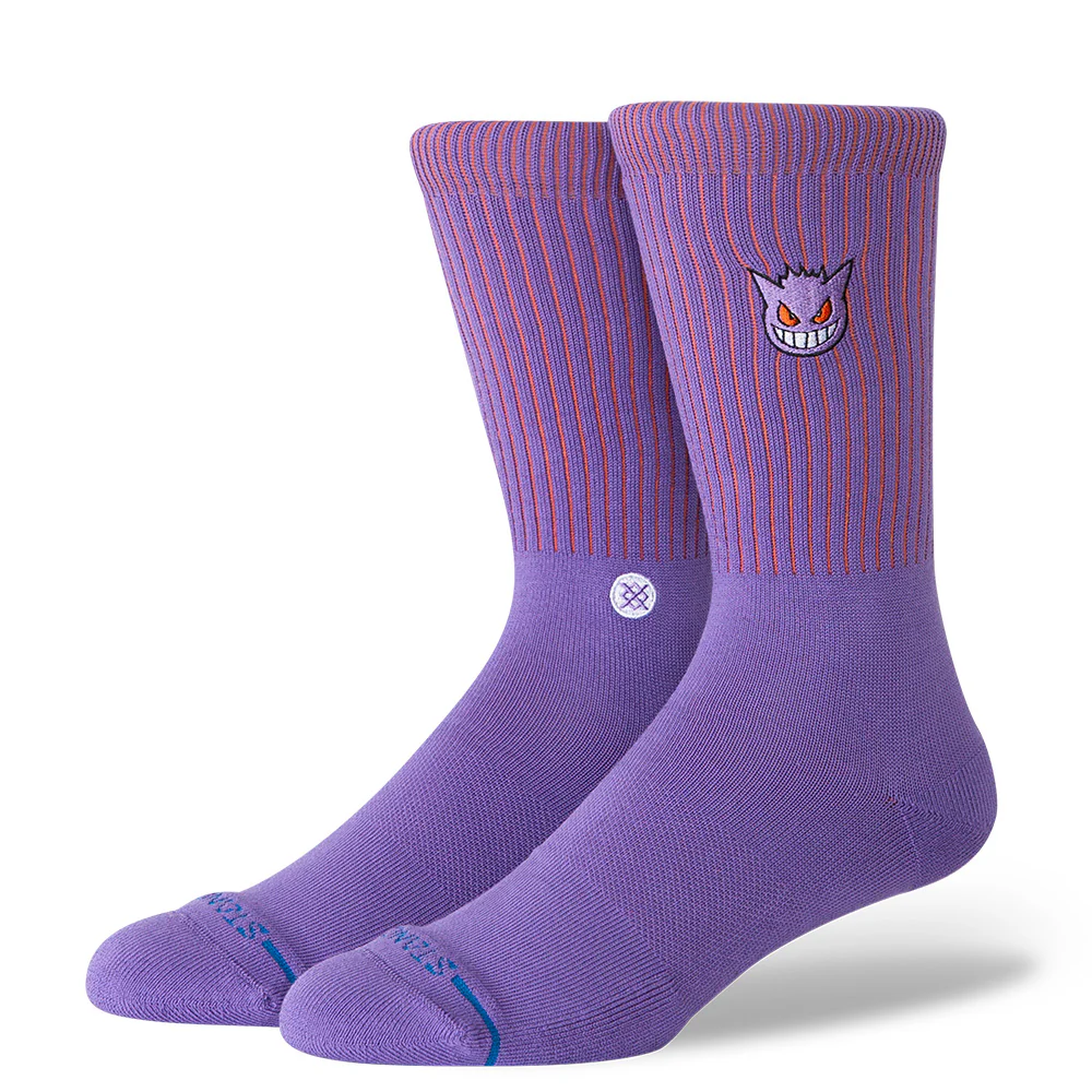 STANCE SOCKS X POKEMON GENGAR PURPLE LARGE