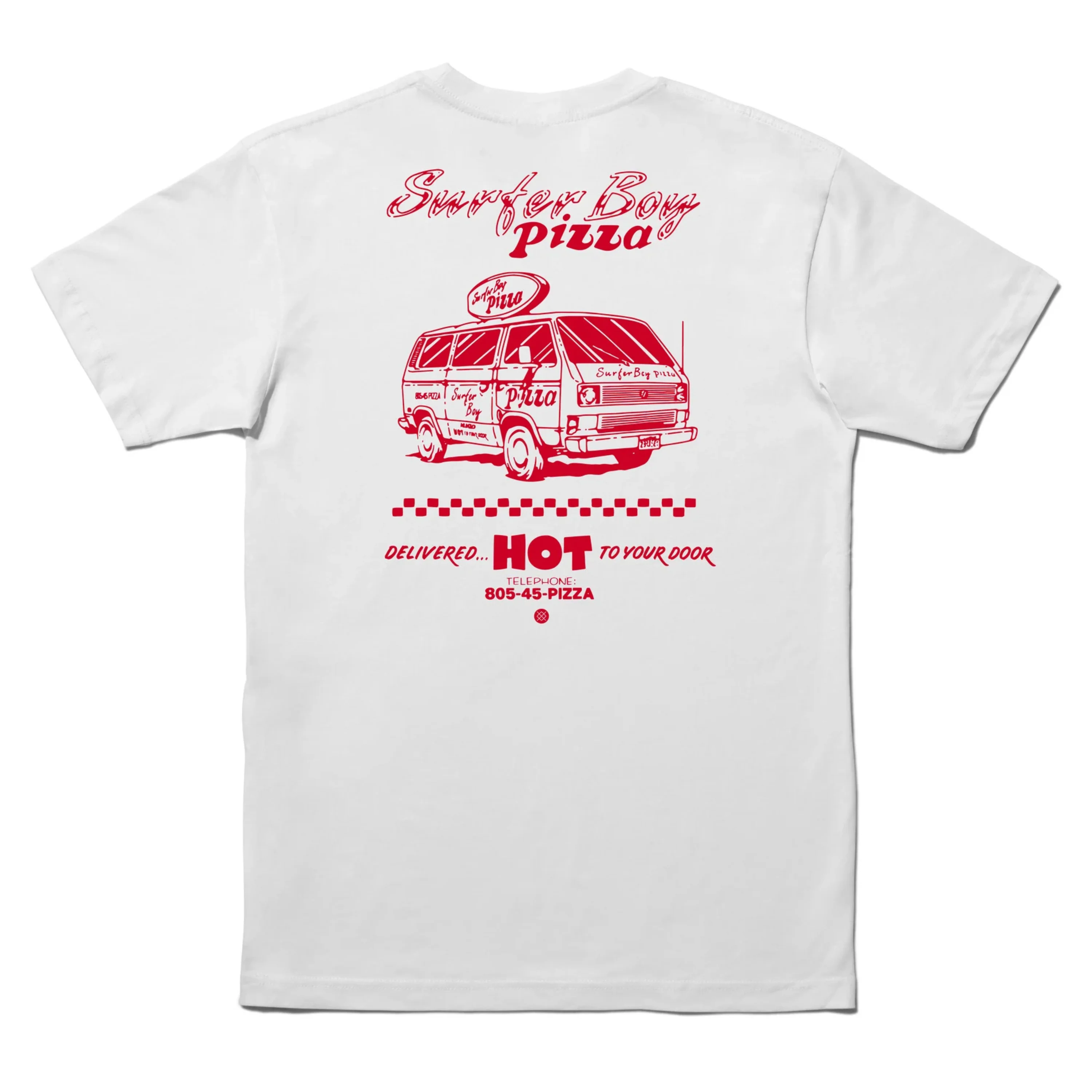 STANCE X STRANGER THINGS SURFER BOY TEE WHITE