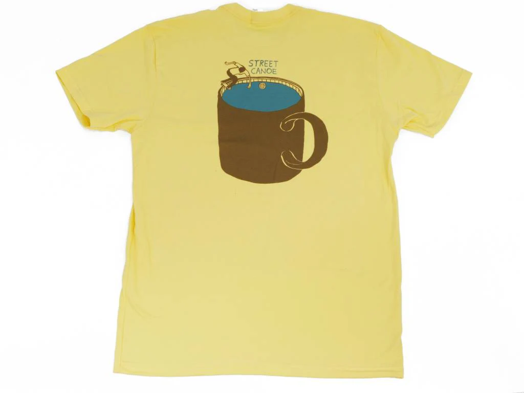 STREET CANOE COFFEE BOWL T-SHIRT BANANA