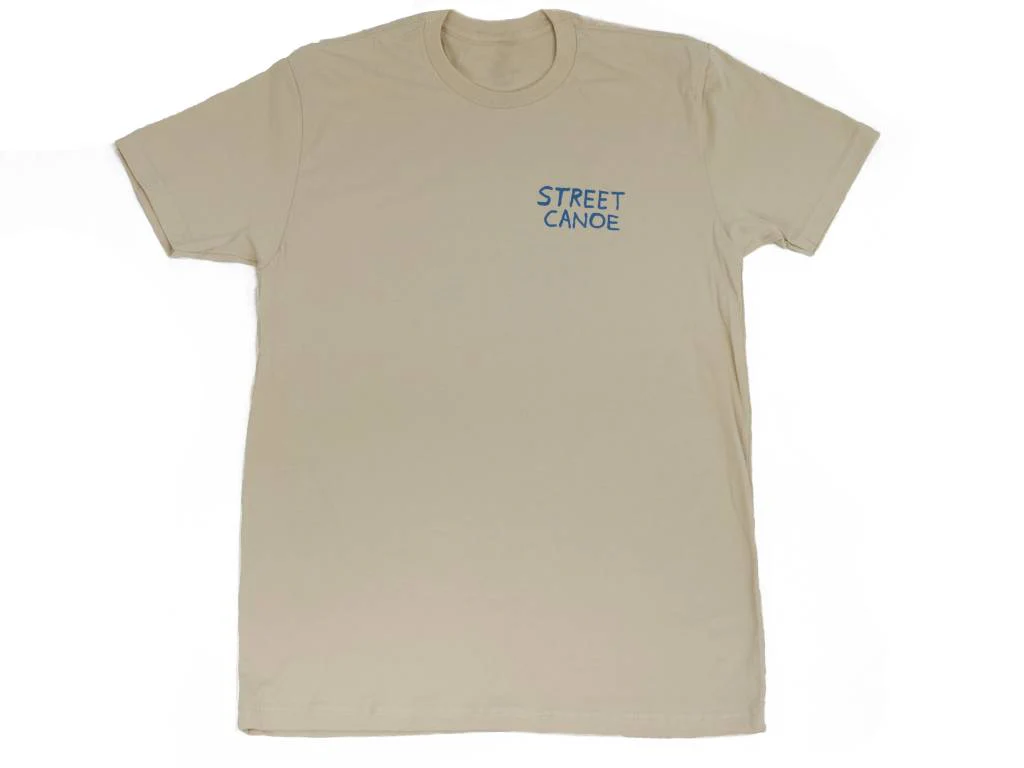 STREET CANOE COFFEE BOWL T-SHIRT NATURAL - Image 2
