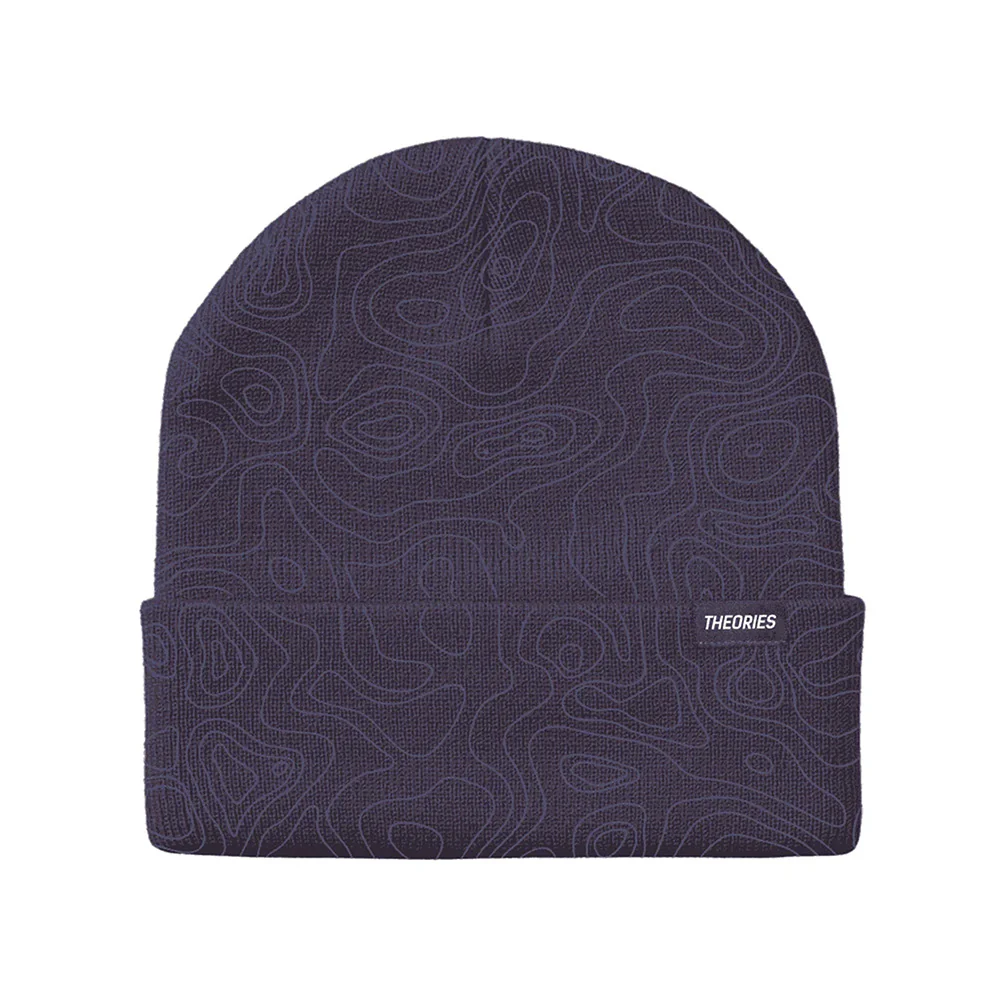 THEORIES CONTOUR BEANIE EGGPLANT