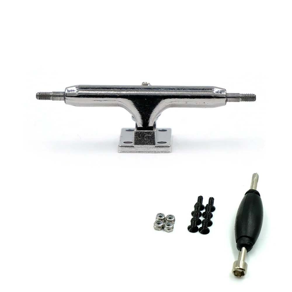THOSE TRUCKS V.2 34MM FINGERBOARD TRUCKS SILVER - Image 2