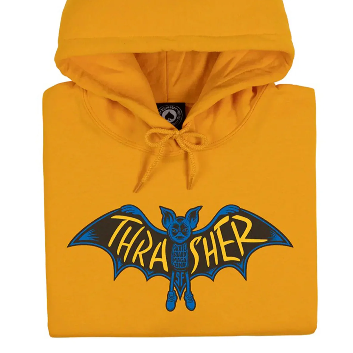 THRASHER BAT HOODIE GOLD - Image 2