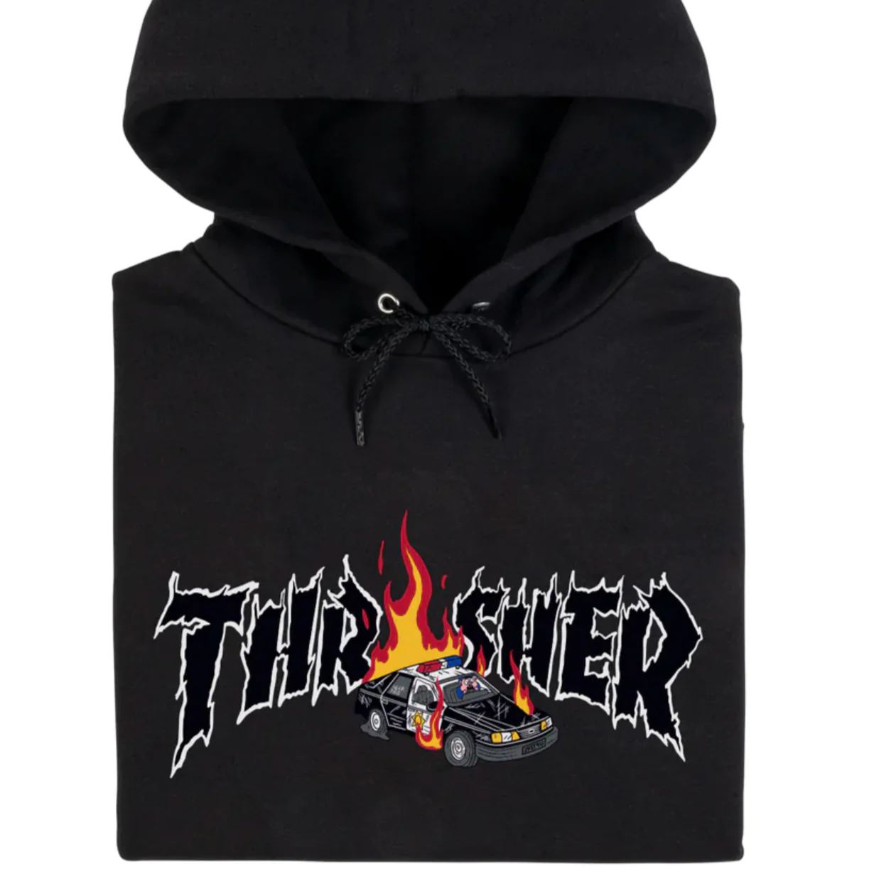 THRASHER COP CAR HOODIE BLACK - Image 2