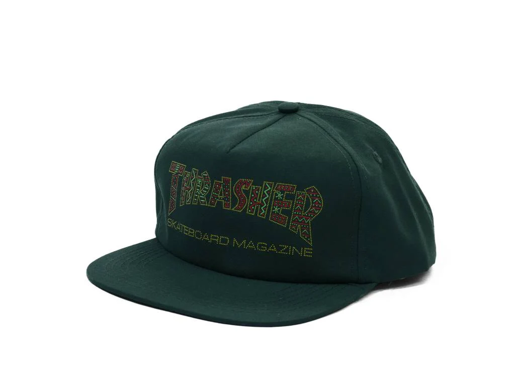 THRASHER DAVIS SNAPBACK FOREST GREEN