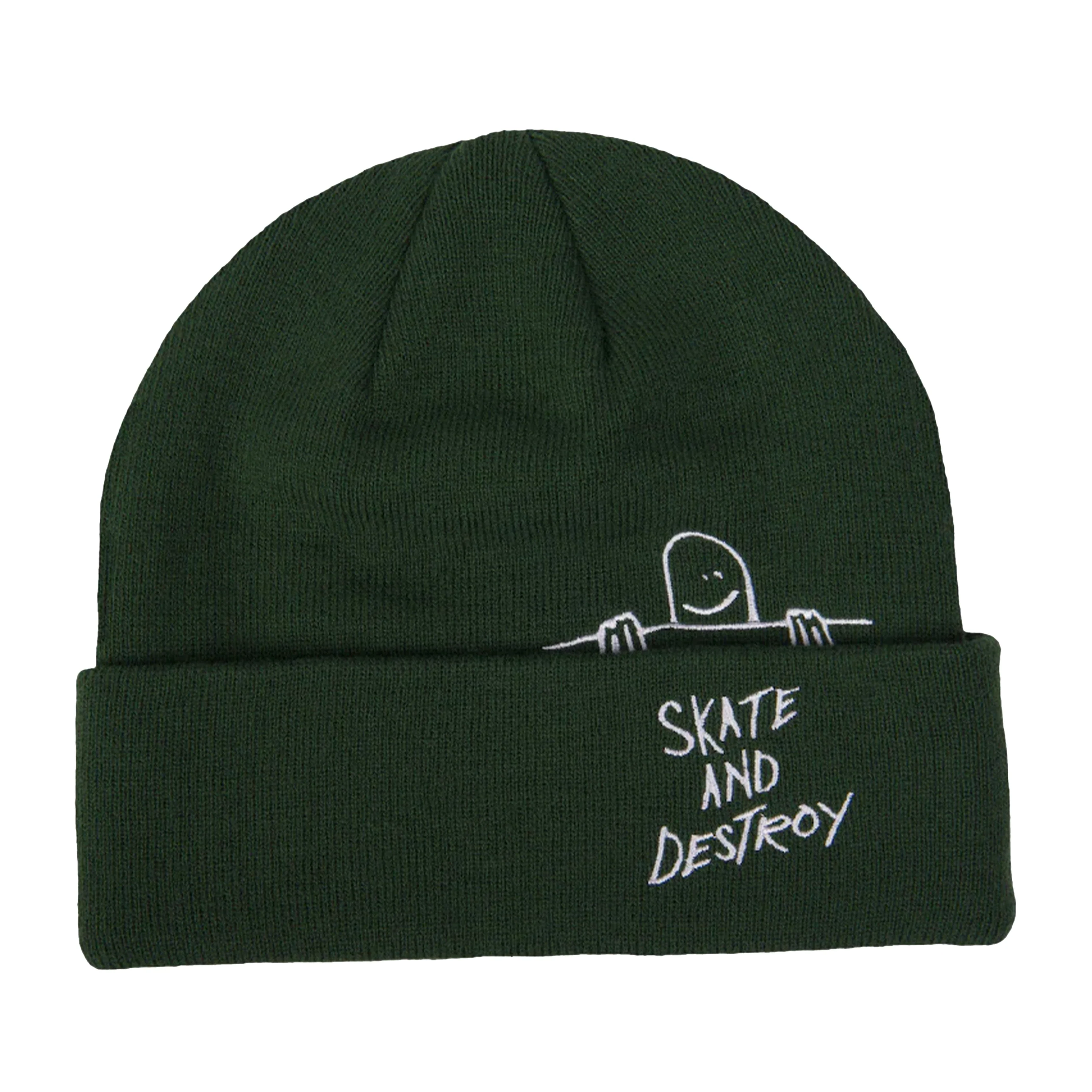 THRASHER GONZ SAD BEANIE FOREST GREEN
