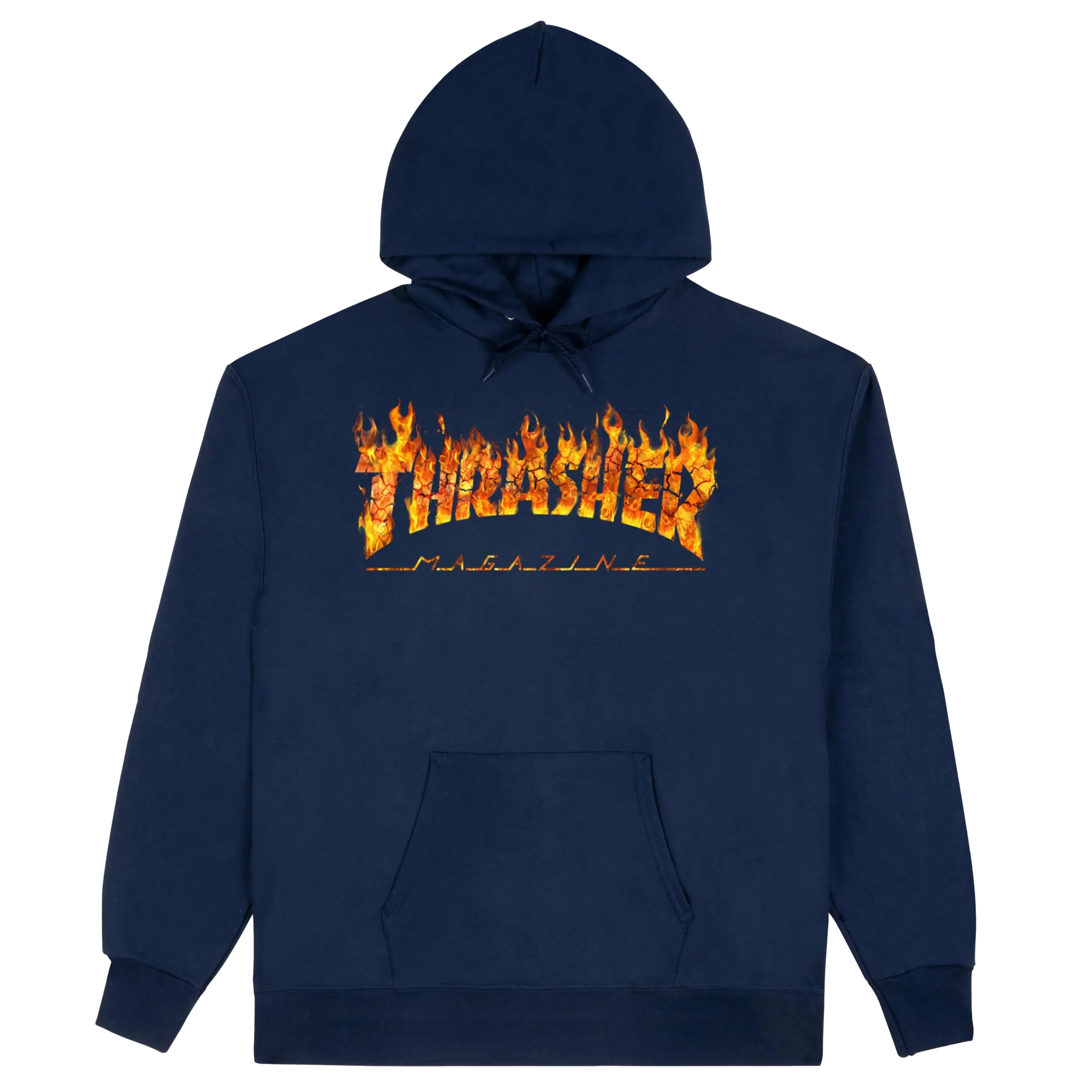 THRASHER INFERNO HOODIE NAVY