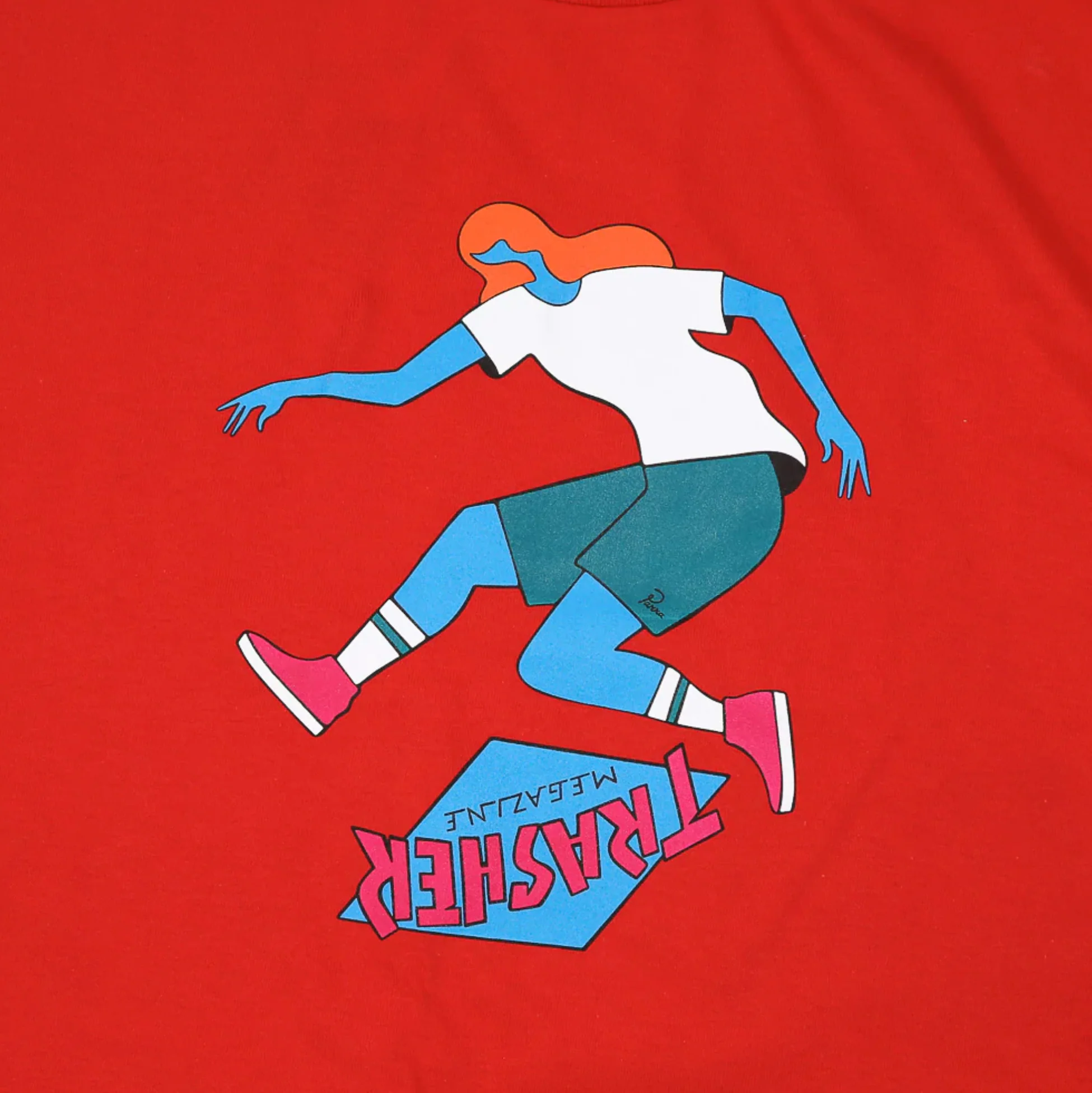 THRASHER PARRA TRE FLIP TEE RED - Image 2