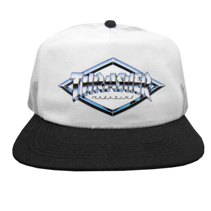 THRASHER MAGAZINE DIAMOND EMBLEM TRUCKER HAT