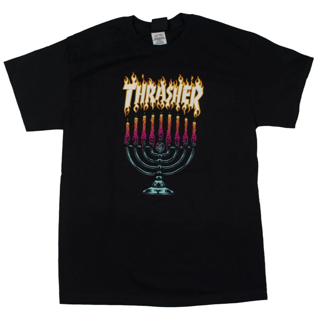 THRASHER MAGAZINE MENORAH T-SHIRT