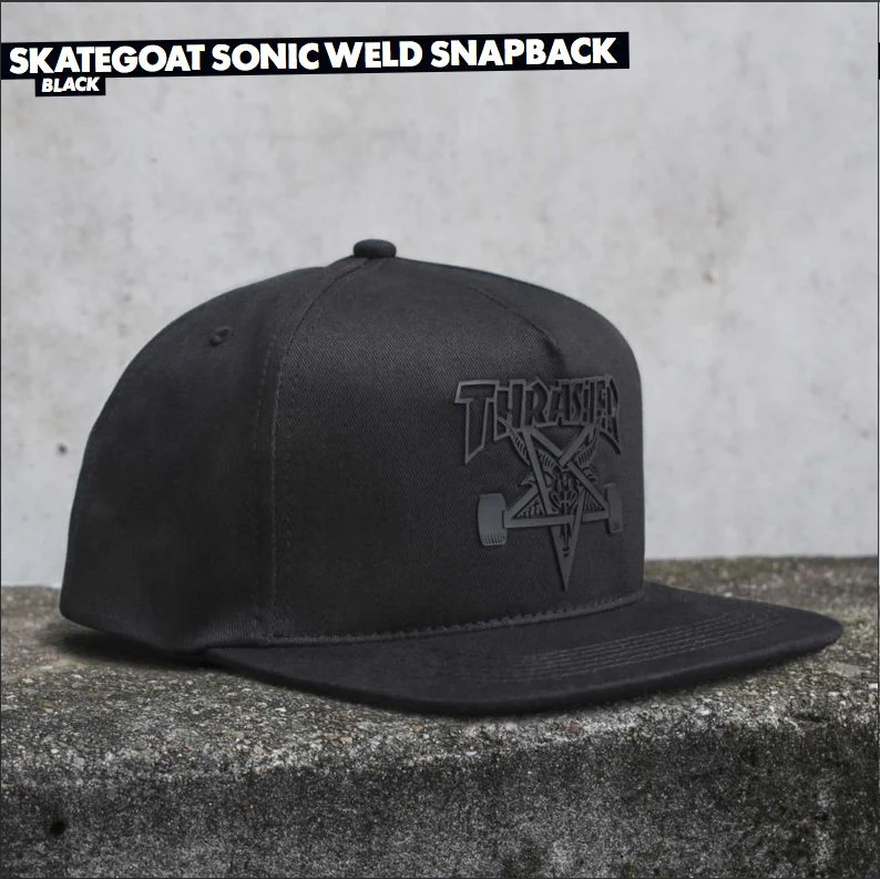 THRASHER MAGAZINE SKATEGOAT SONIC WELD SNAPBACK