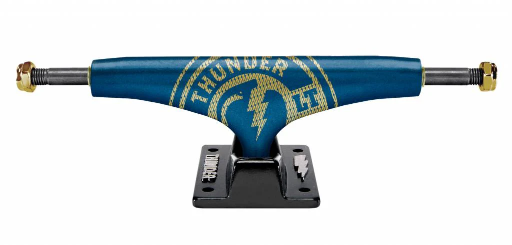 THUNDER TRUCKS 148 GOLDSTRIKE LT BLU/BLK (SET OF TWO)