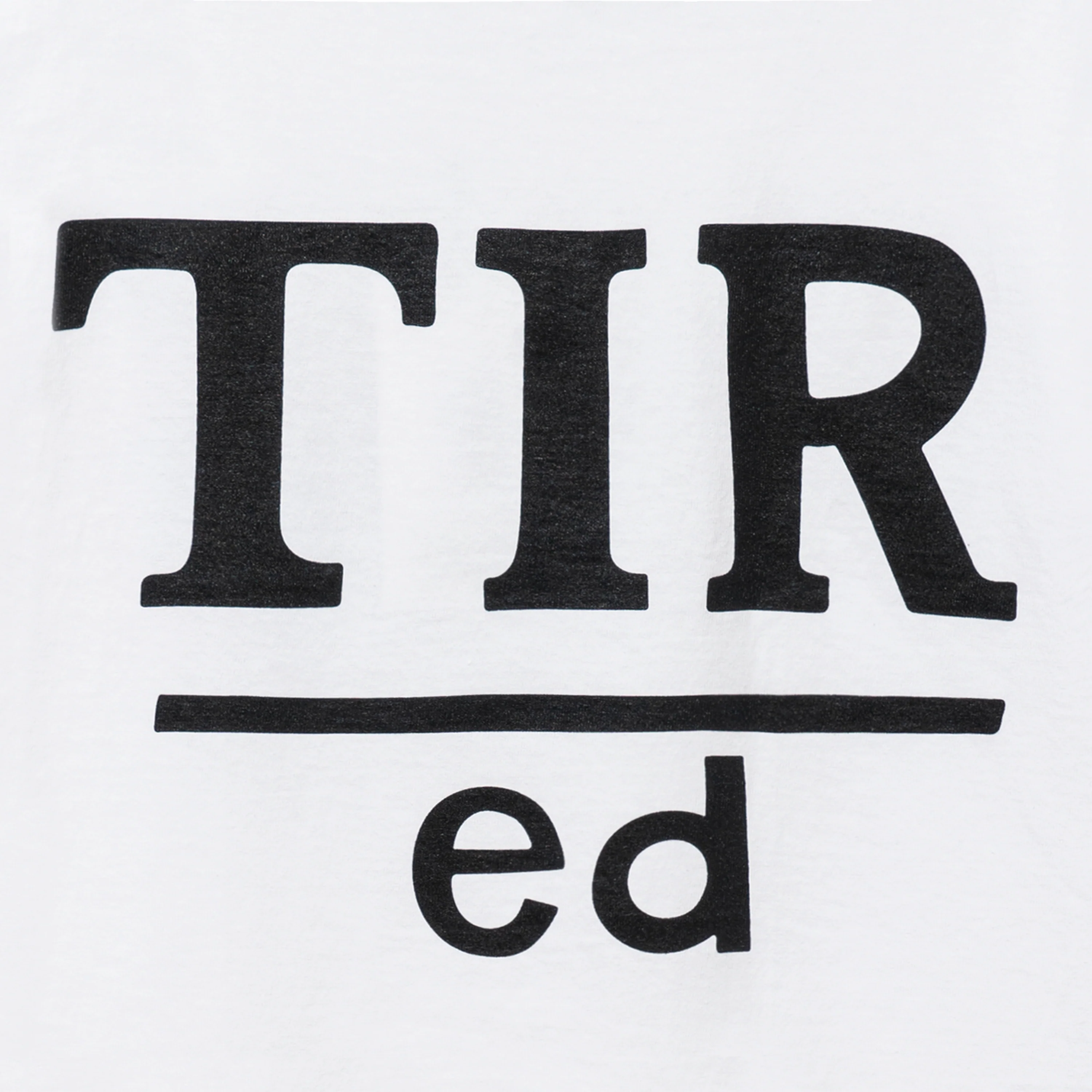 TIRED TERRIBLE BULL TEE WHITE - Image 4