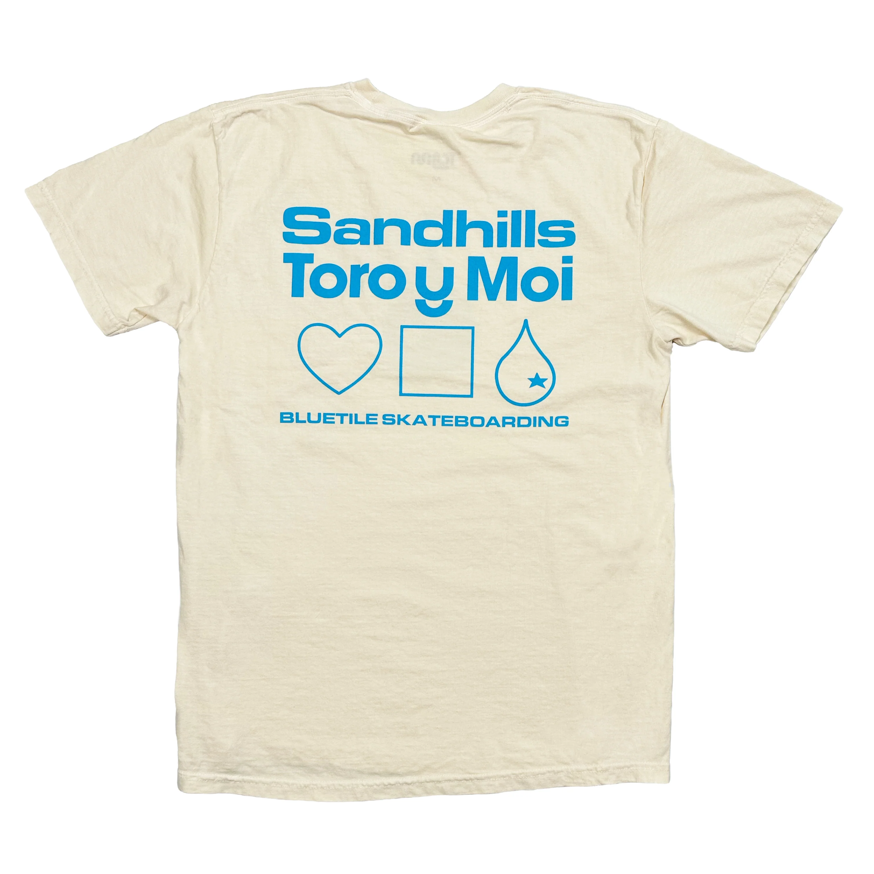 TORO Y MOI X BLUETILE "SANDHILLS" TEE IVORY - Image 2