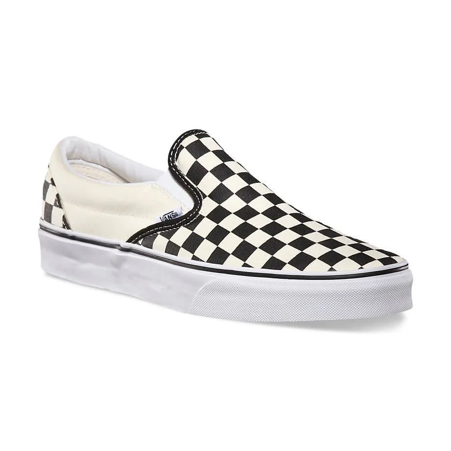 VANS CLASSIC SLIP-ON BLACK / WHITE CHECKERBOARD - Image 3