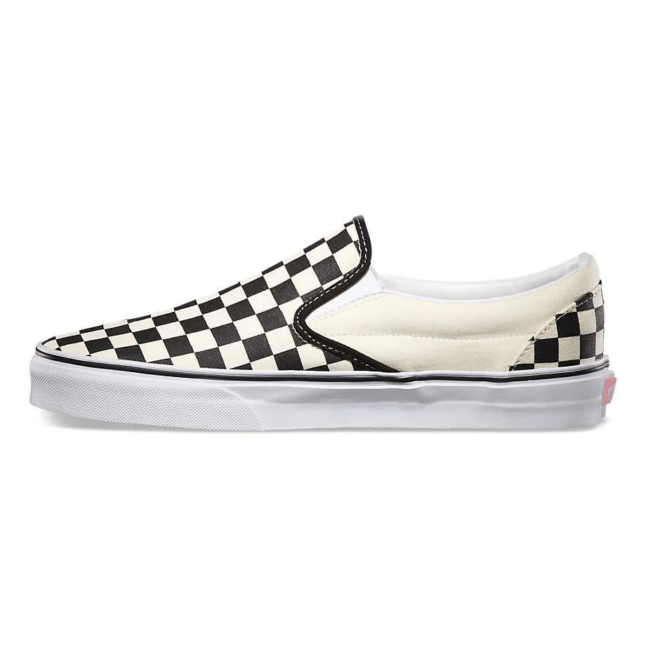 VANS CLASSIC SLIP-ON BLACK / WHITE CHECKERBOARD - Image 4