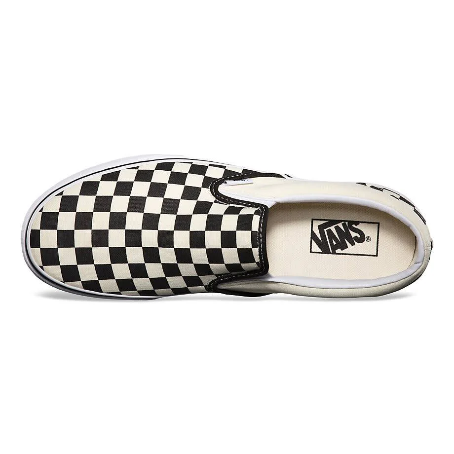 VANS CLASSIC SLIP-ON BLACK / WHITE CHECKERBOARD - Image 5