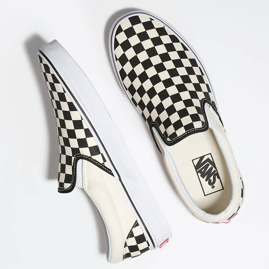 VANS CLASSIC SLIP-ON BLACK / WHITE CHECKERBOARD - Image 7