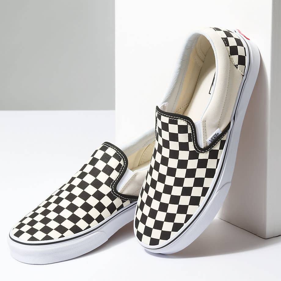 VANS CLASSIC SLIP-ON BLACK / WHITE CHECKERBOARD - Image 8