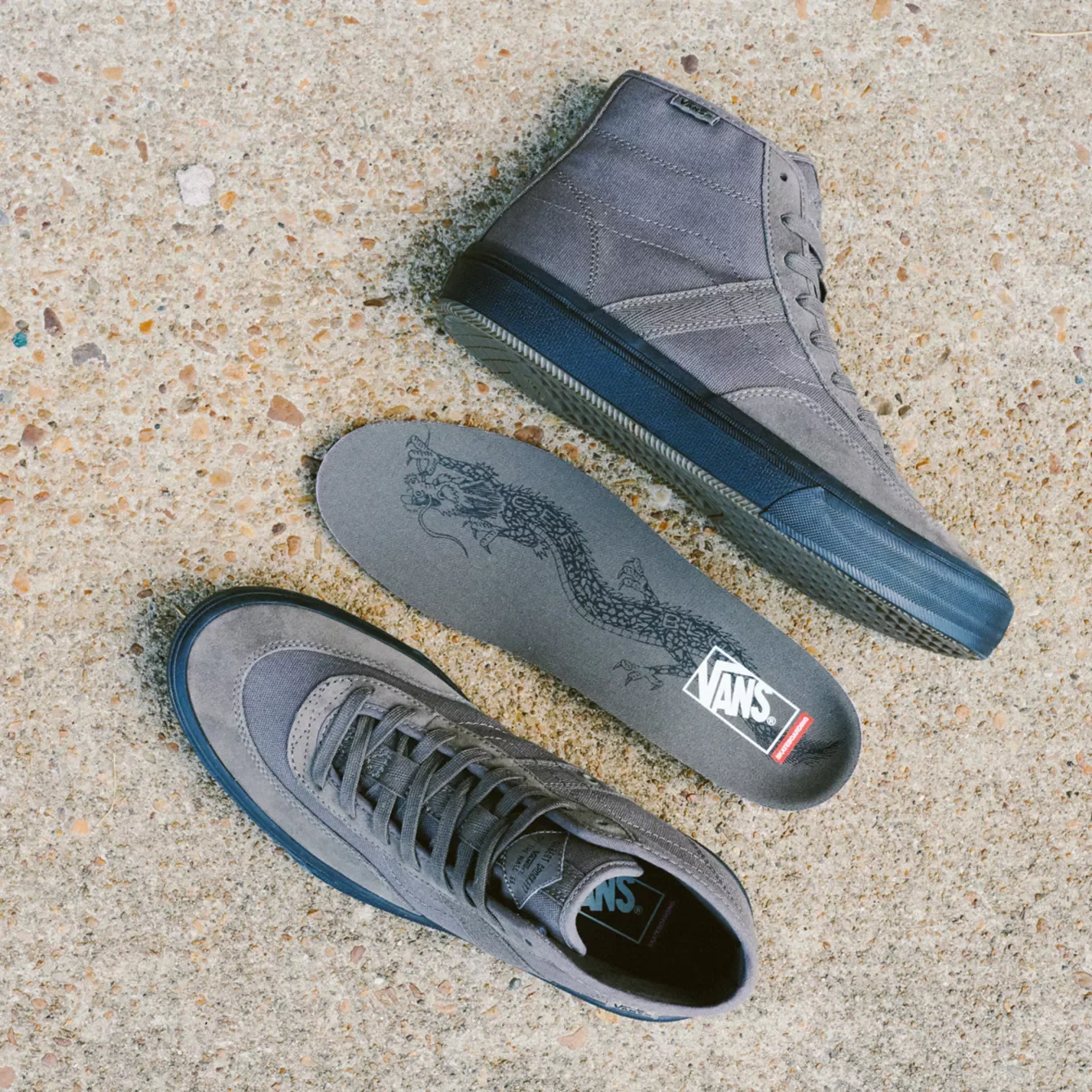 VANS CROCKETT HIGH BUNGEE CORD / BLACK - Image 3