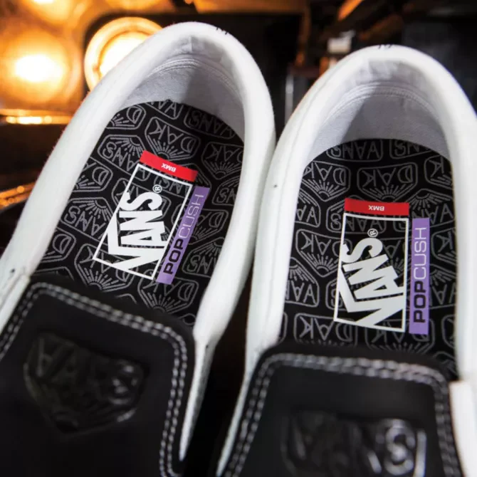 VANS DAK BMX SLIP ON PRO BLACK / WHITE - Image 4