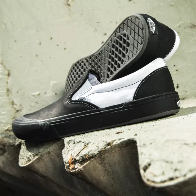 VANS DAK BMX SLIP ON PRO BLACK / WHITE - Image 5