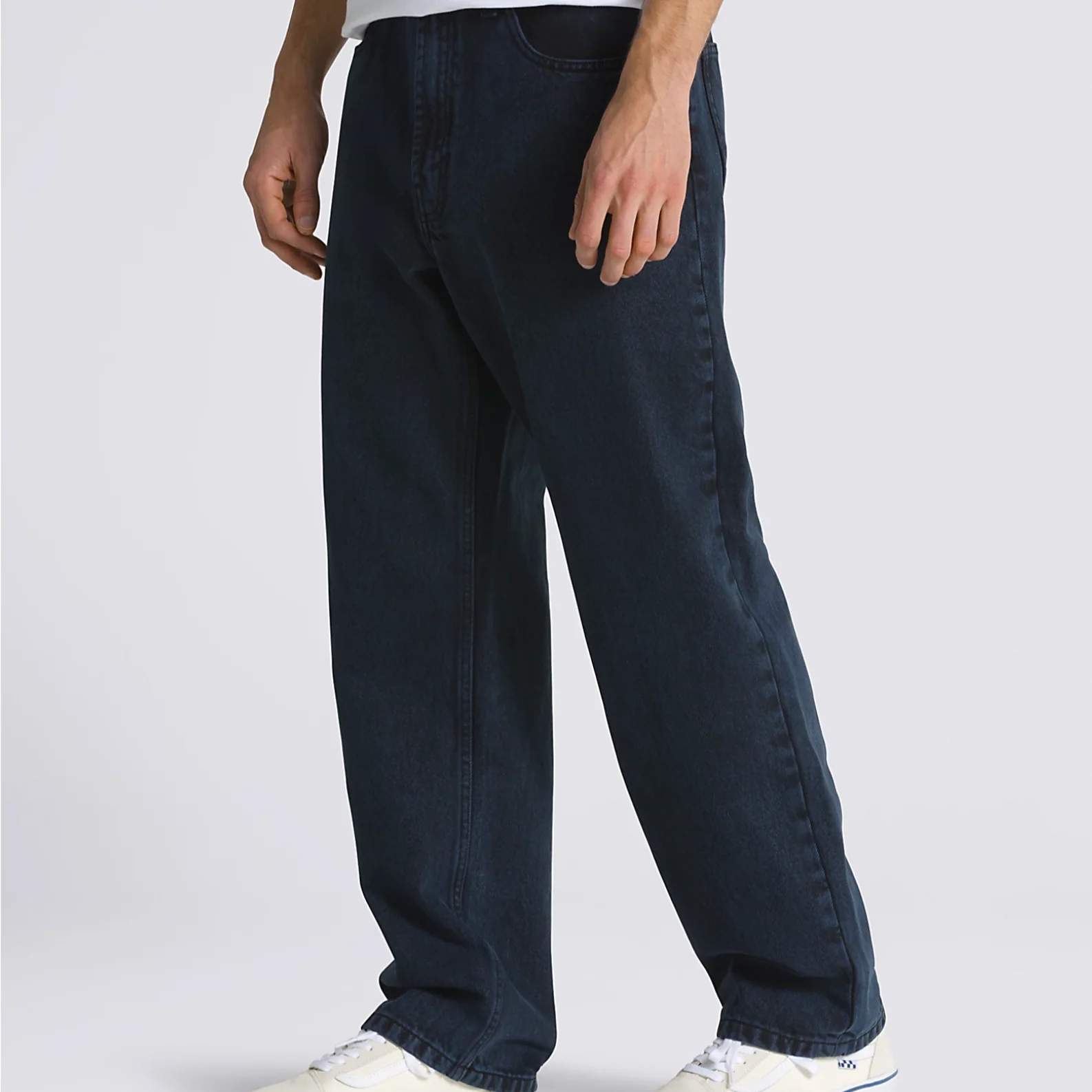 VANS NICK MICHEL CHECK-5 LOOSE TAPERED DENIM PANT DRESS BLUES - Image 4
