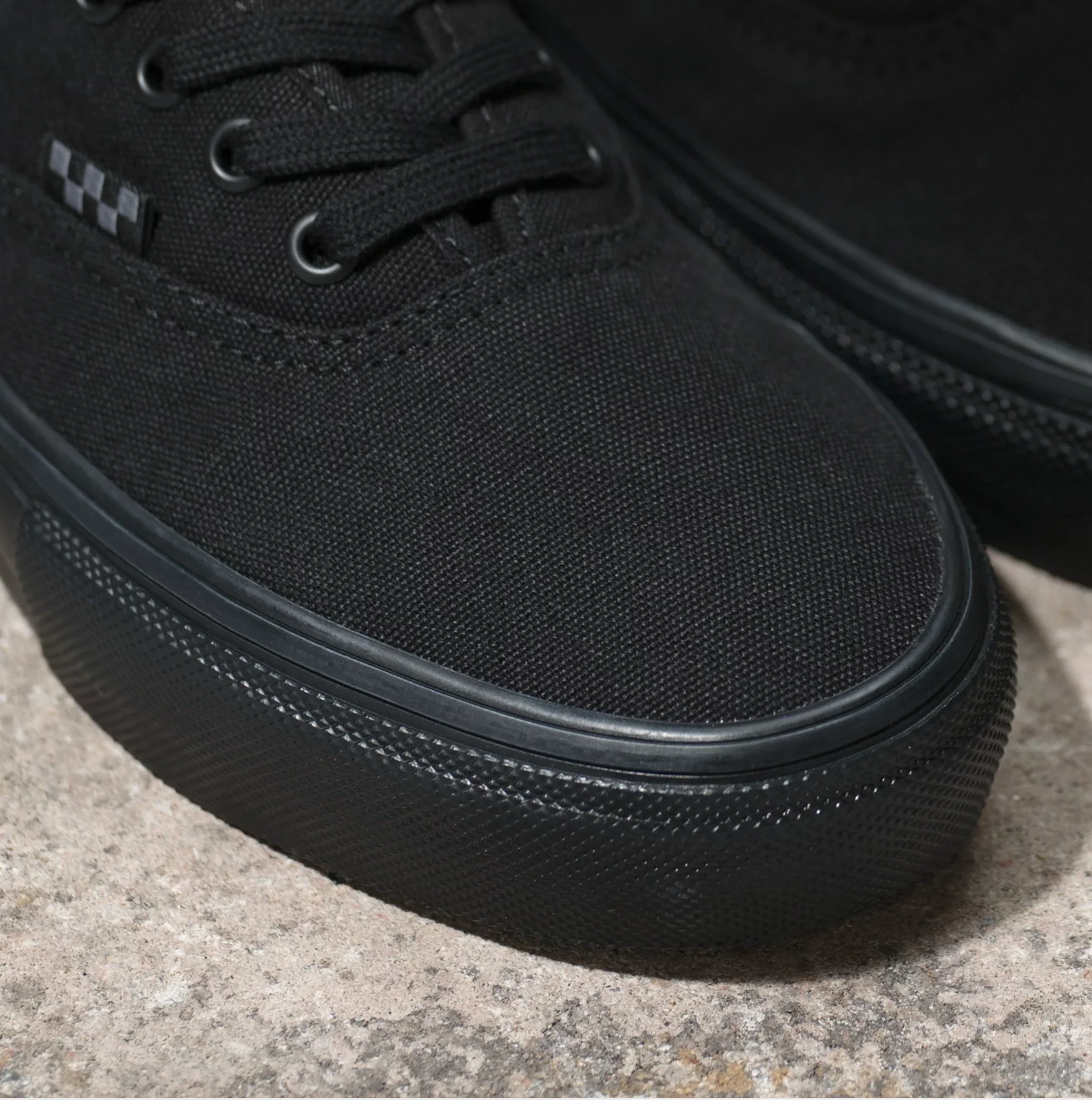VANS SKATE AUTHENTIC BLACK / BLACK - Image 4