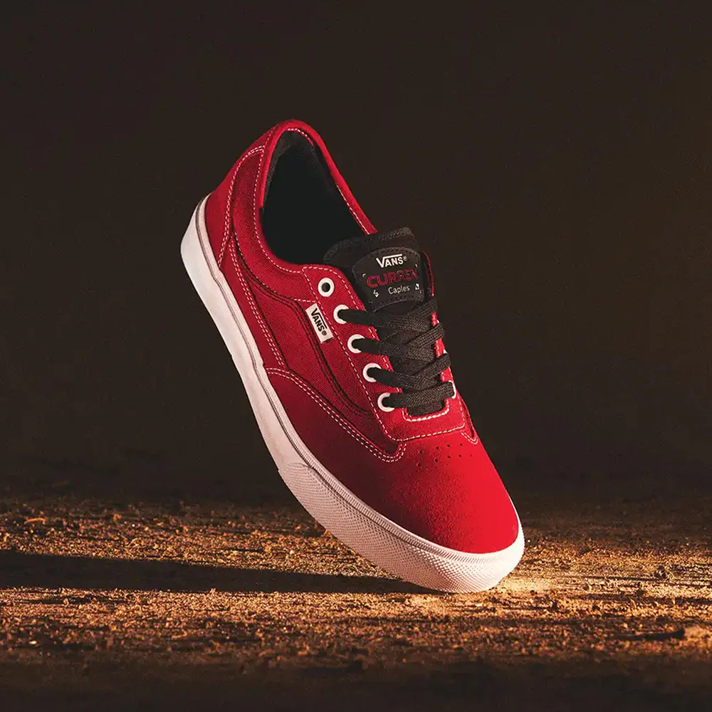 VANS SKATE CURREN CAPLES RED / WHITE - Image 3
