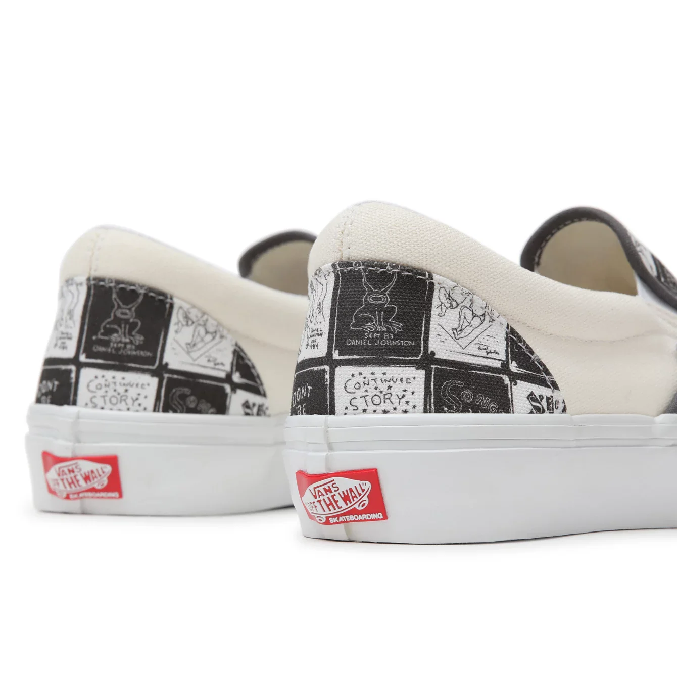 VANS SKATE ERA DANIEL JOHNSTON RAVEN SLIP-ON - Image 7