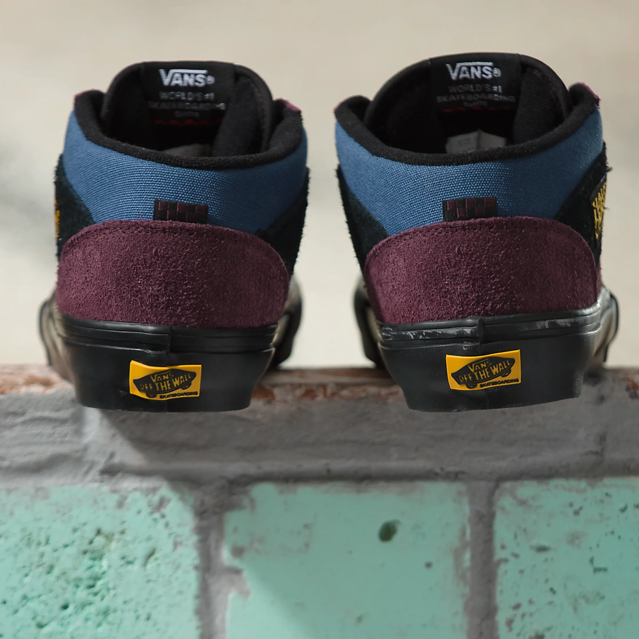 VANS SKATE HALF CAB OUTDOOR PURPLE / BLACK - Image 4