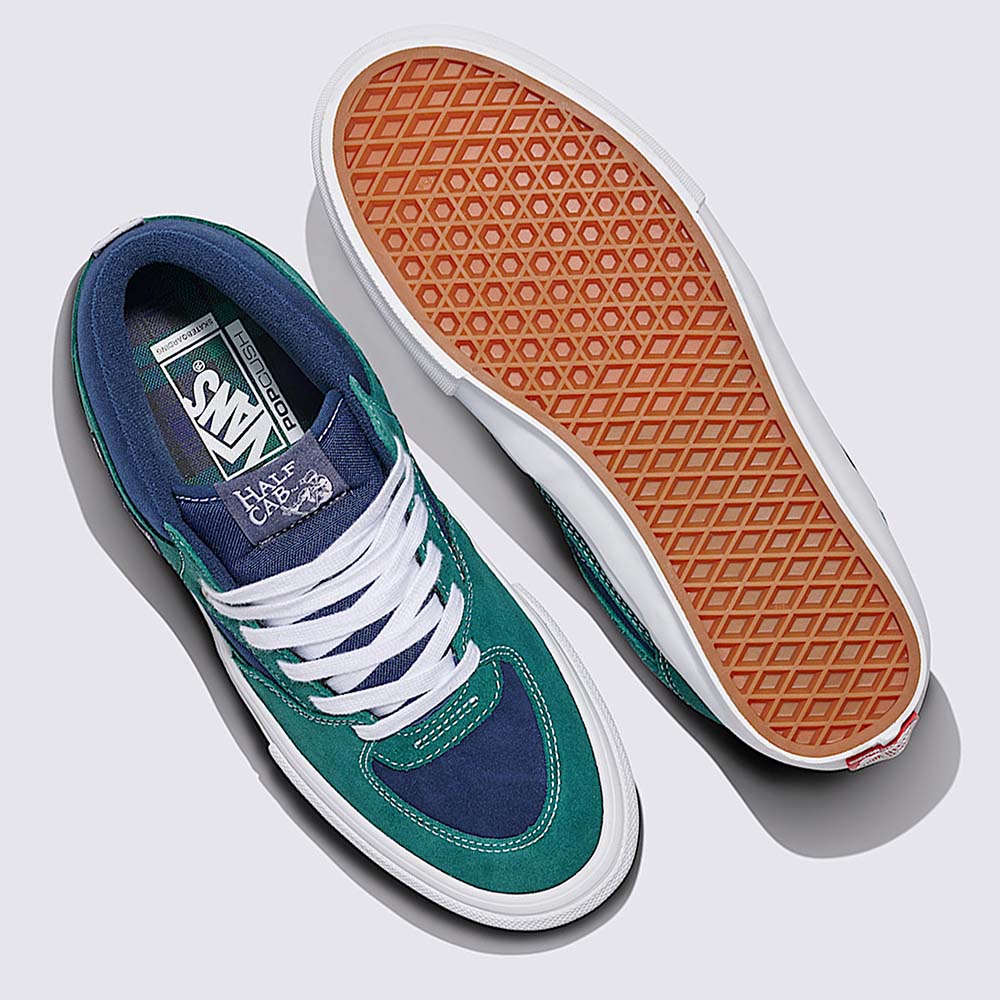 VANS SKATE HALF CAB TARTAN BLUE / GREEN - Image 2