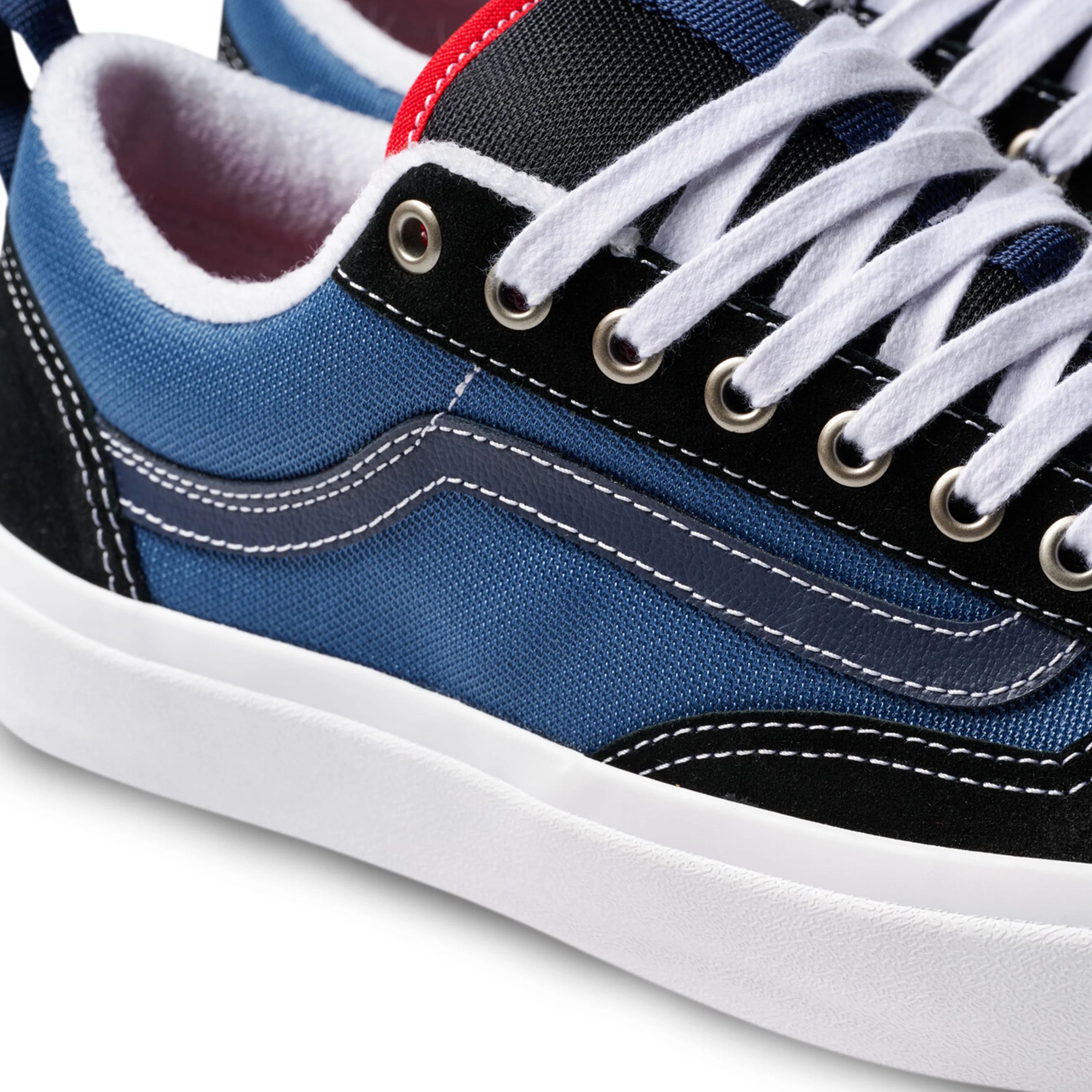 VANS SKATE OLD SKOOL 36+ NAVY / RED - Image 7