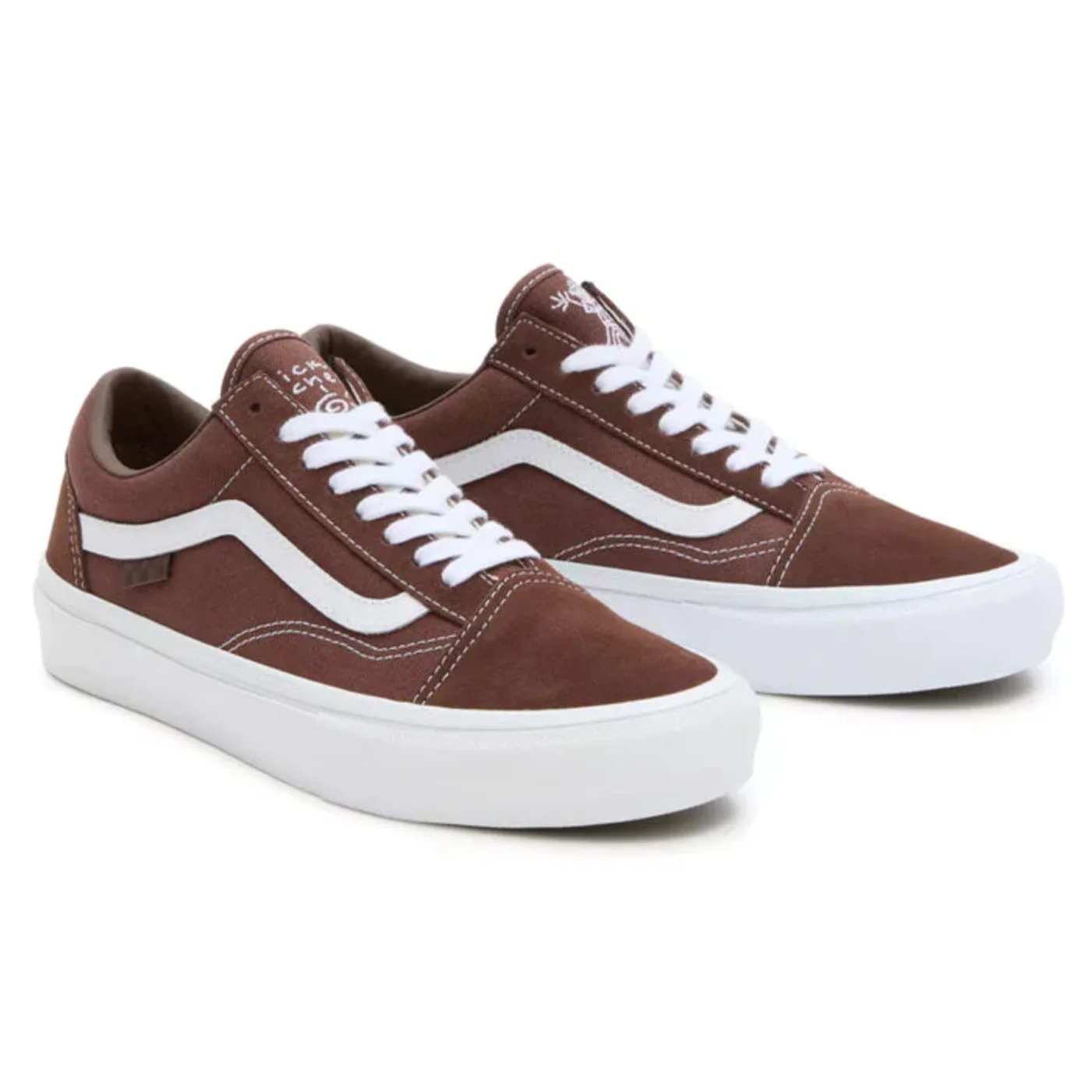 VANS SKATE OLD SKOOL NICK MICHEL BROWN / WHITE - Image 2