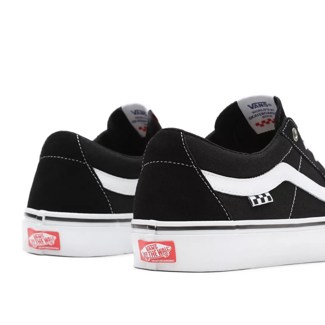 VANS SKATE SK8-LOW BLACK / WHITE - Image 2