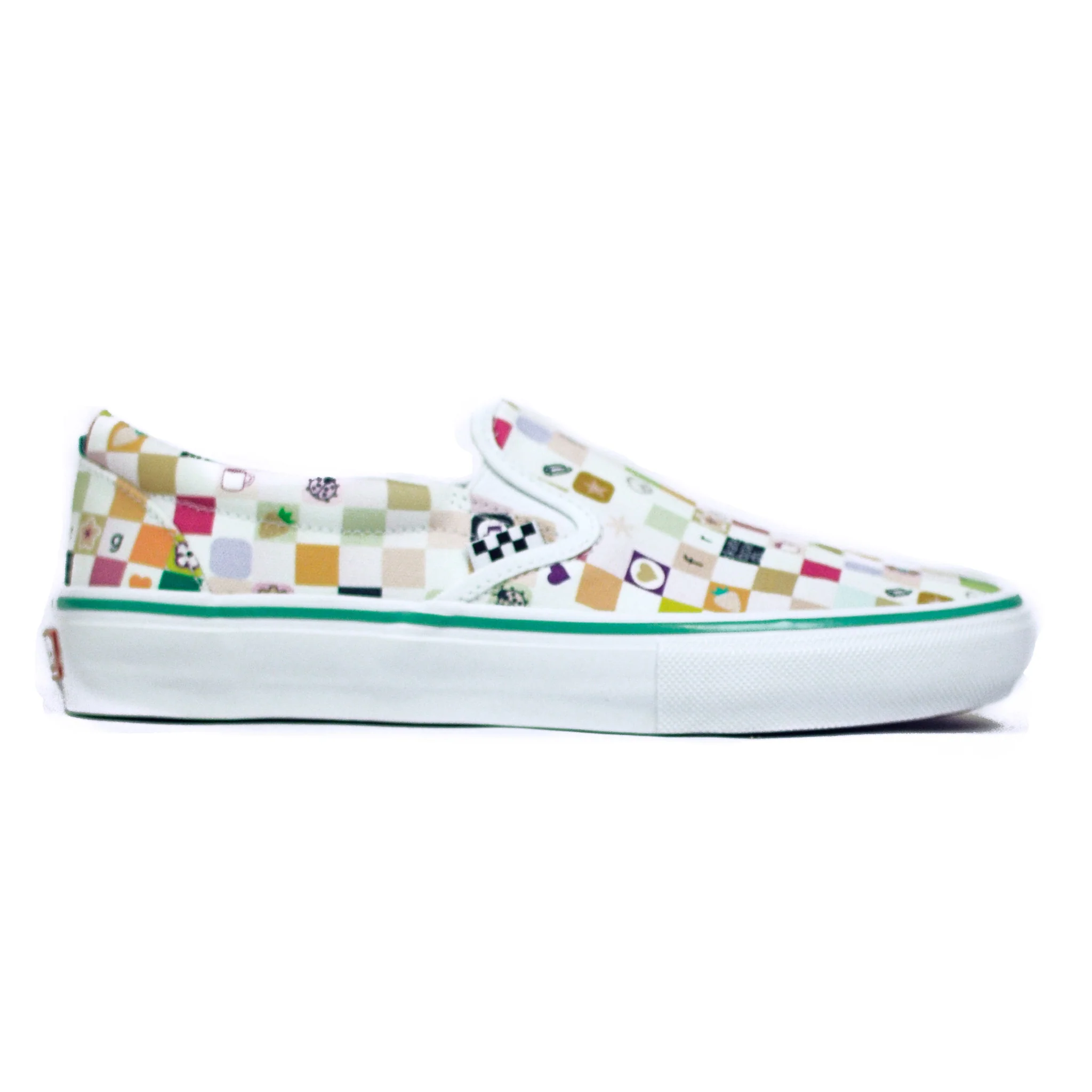VANS SKATE X FROG SLIP ON WHITE
