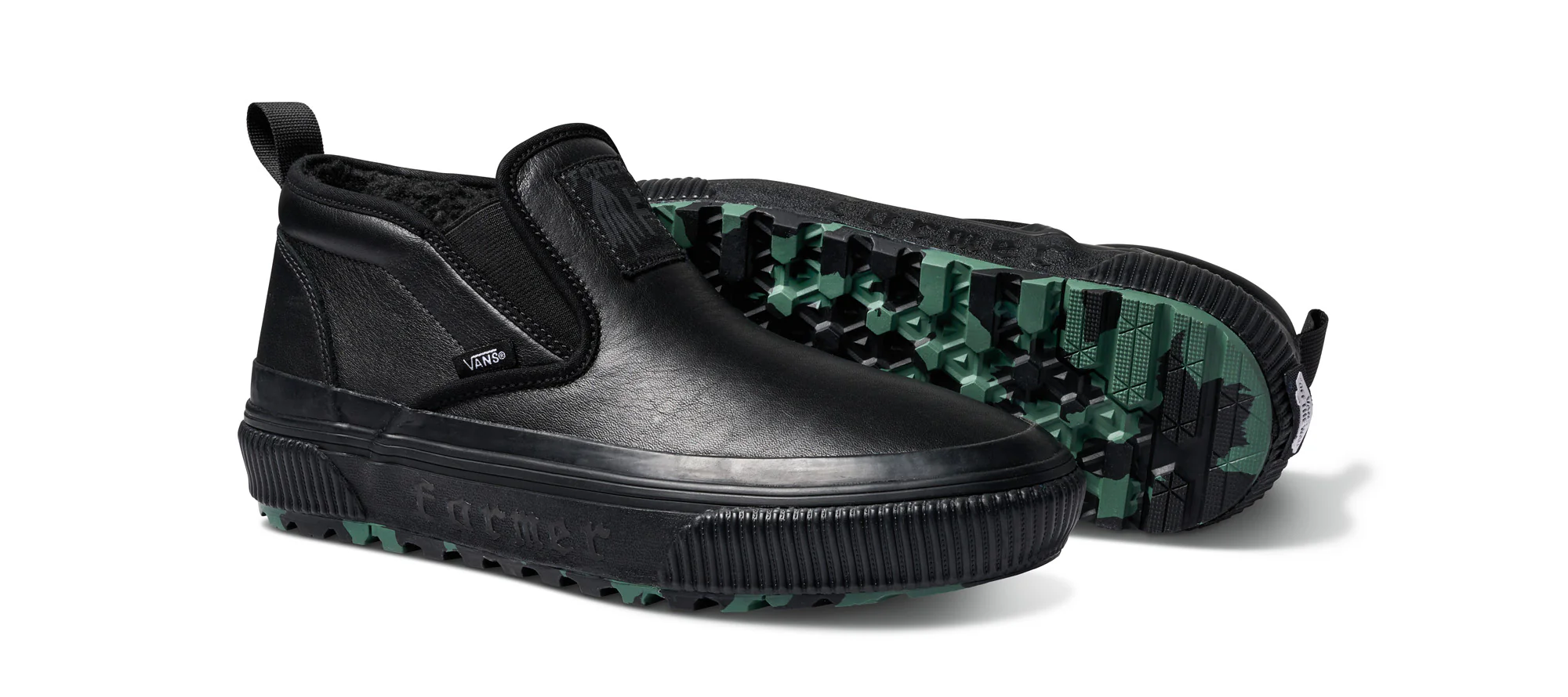 VANS X FORMER MID SLIP MTE BLACK / GREEN - Image 2