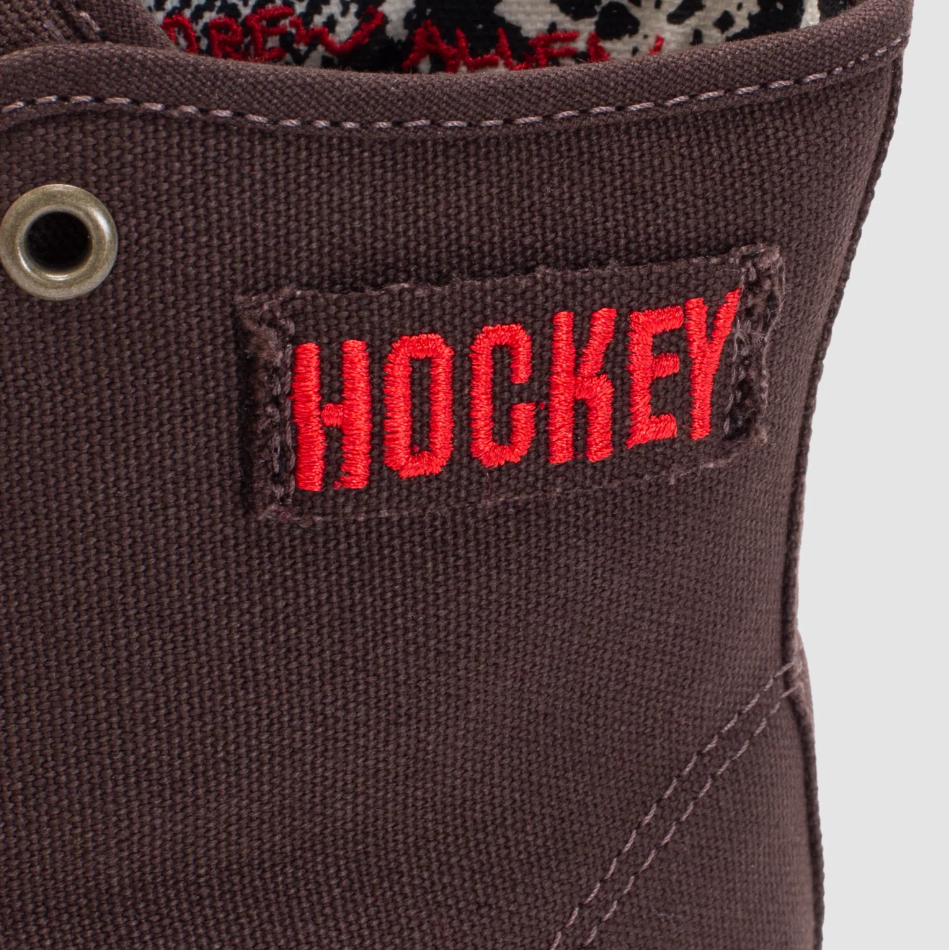 VANS X HOCKEY SKATE AUTHENTIC HIGH BROWN SNAKE SKIN - Image 4