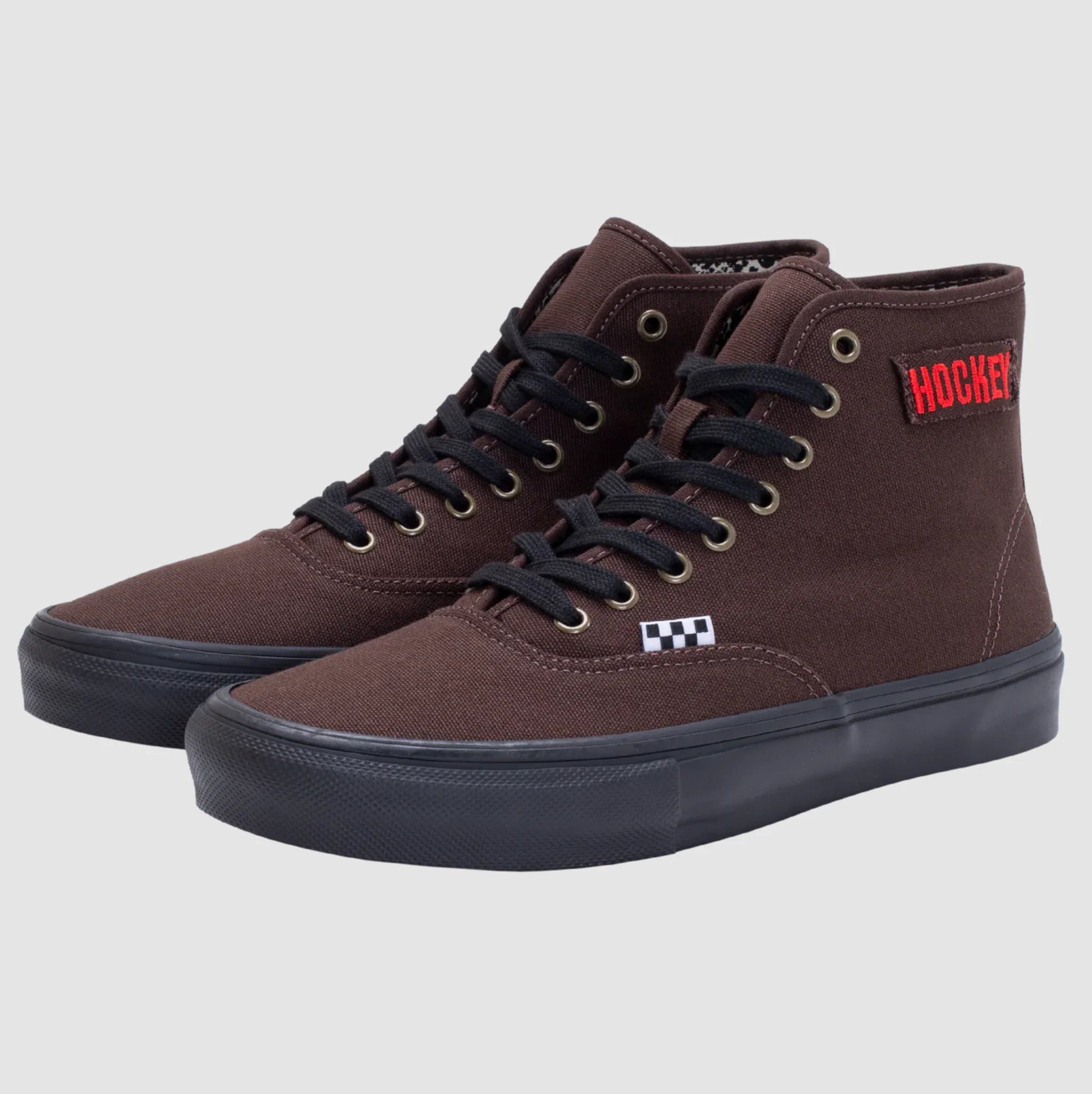VANS X HOCKEY SKATE AUTHENTIC HIGH BROWN SNAKE SKIN - Image 5