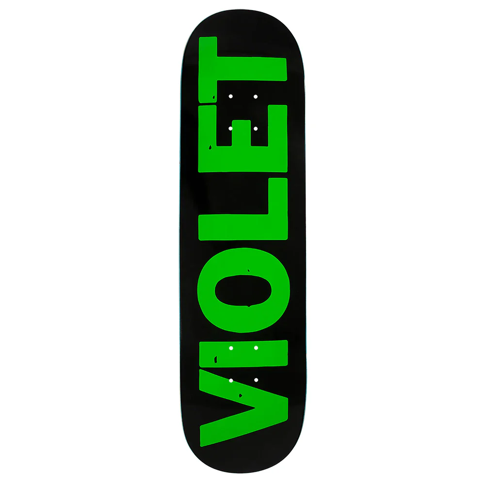 VIOLET CREW DECK BLACK / GREEN