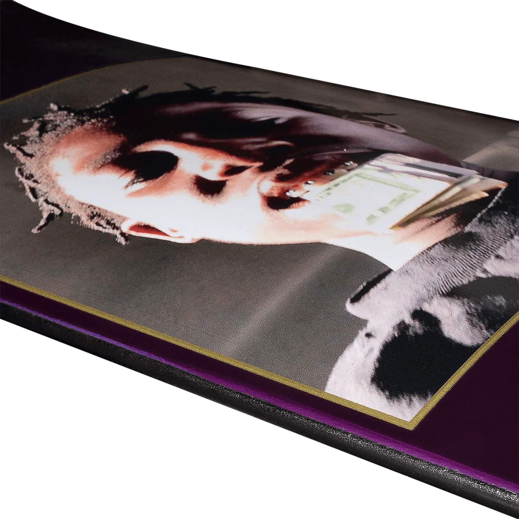 VIOLET KADER "PUT YOUR MONEY WHERE YOUR MOUTH IS" METALLIC PURPLE - Image 3