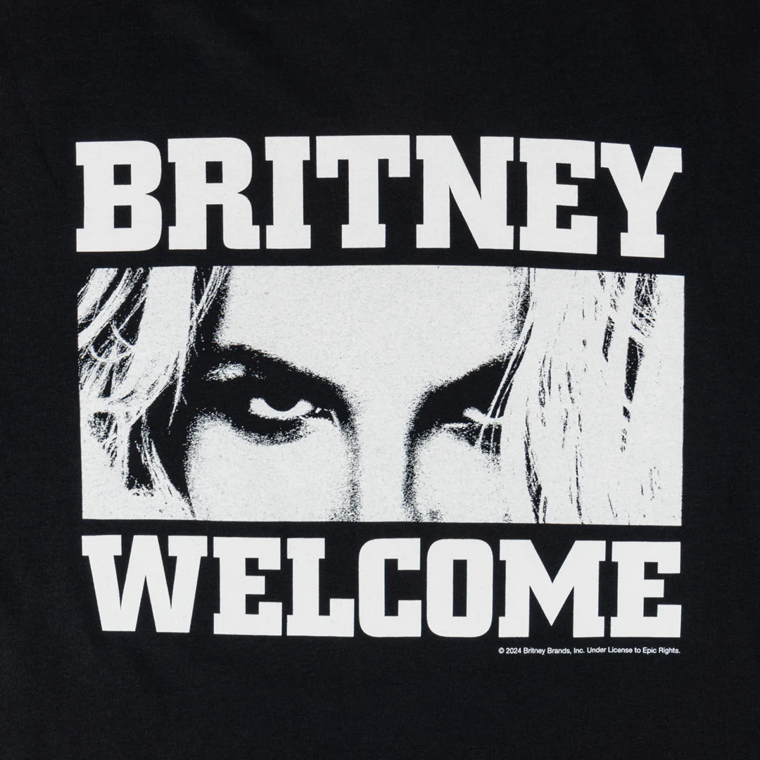 WELCOME X BRITNEY TILL THE WORLD ENDS TEE BLACK - Image 3